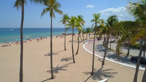 Весенние каникулы Fort Lauderdale Beach — стоковое видео