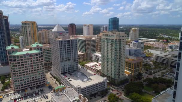 Centro de Fort Lauderdale FL — Vídeo de stock