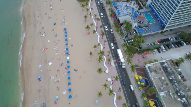 Весенние каникулы Fort Lauderdale Beach — стоковое видео