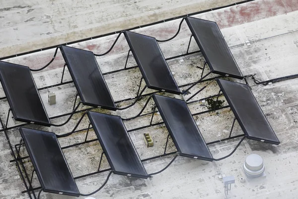 Solar water heating panels — Stock Photo, Image