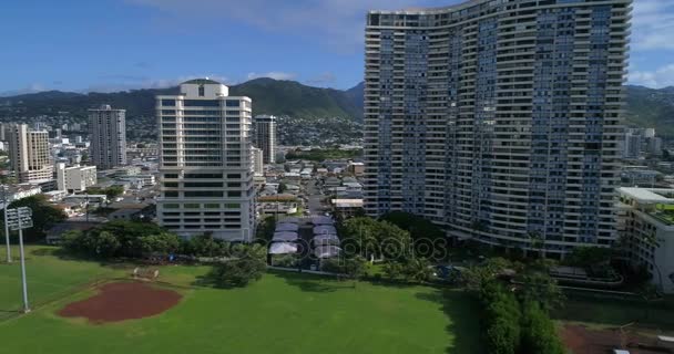 Ala Wai topluluk Park — Stok video