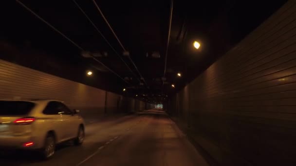 Pali Otobanı tünel — Stok video