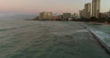 Waikiki duvar hava uçak video