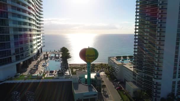 Vídeo aéreo Hallandale Beach — Vídeo de Stock