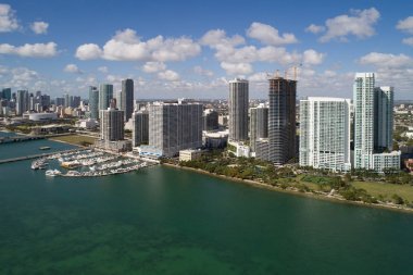Edgewater Miami Florida hava fotoğraf