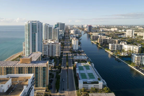 Hollywood florida küste szene — Stockfoto