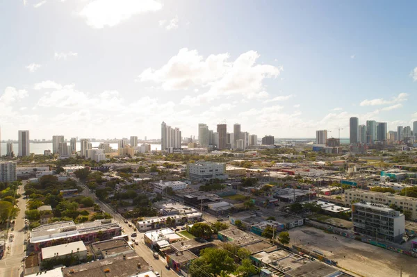 Luchtfoto foto van Wynwood Miami — Stockfoto