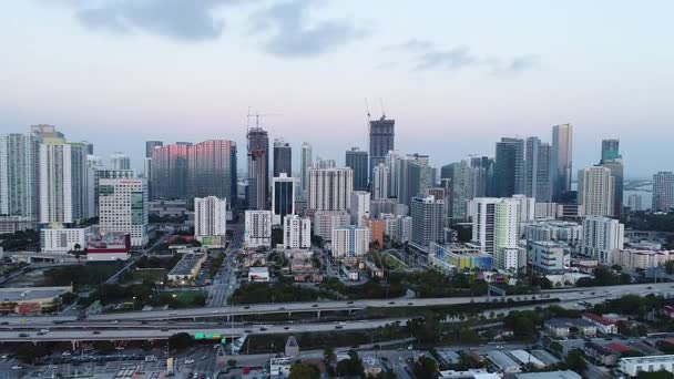Aerial video staden landskap — Stockvideo
