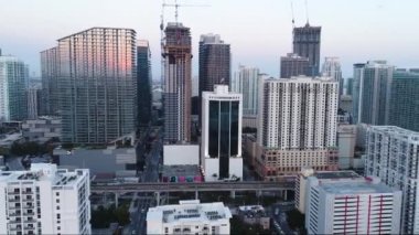 Drone görüntüleri şehir Brickell