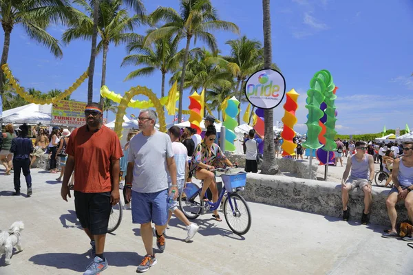 Miami Beach meleg büszkeség hét fesztivál — Stock Fotó