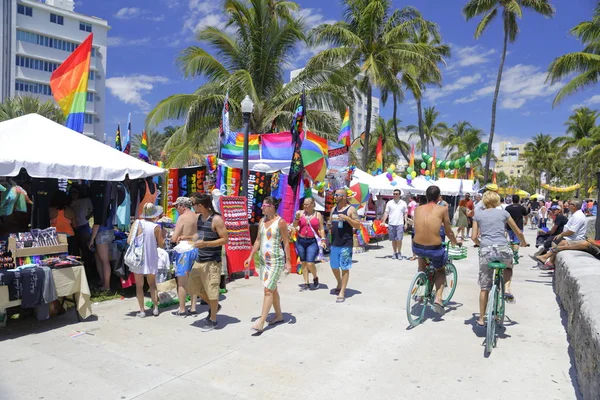 Miami Beach gay orgullo festival de fin de semana — Foto de Stock