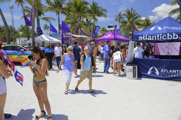 Miami Beach dumy gejowskiej weekend festiwalu — Zdjęcie stockowe