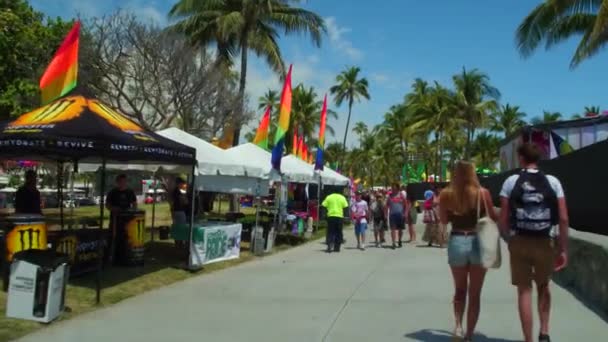 Celebración del Orgullo Gay Miami Beach — Vídeos de Stock