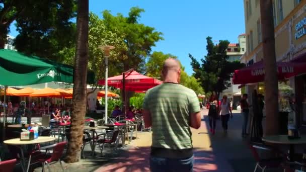 Shops on Lincoln Road motion video — Stock Video