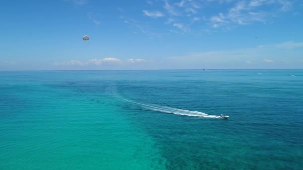 PARASEGLA Miami Beach drone video — Stockvideo