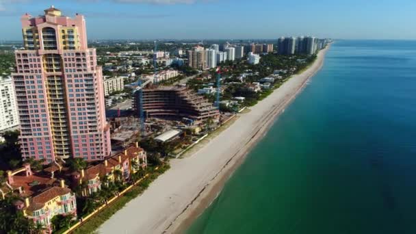 Playa de Auberge residencias Fort Lauderdale Florida — Vídeo de stock