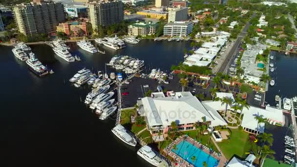 Coral Ridge Yacht Club la comunidad Fort Lauderdale Florida — Vídeos de Stock