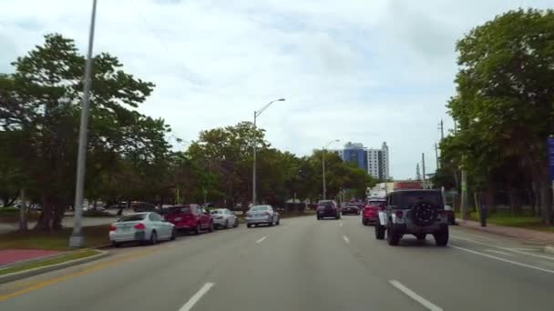 Porto turistico della baia di Miami Beach — Video Stock