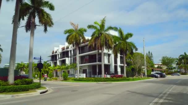 Természetjárás, Miami Beach, surfside bay harbour — Stock videók