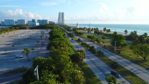 Drone footage of Haulover Park — Stock Video