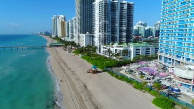 Newport iskelesi Sunny Isles Beach bir hayalet 4 pro drone ile vurdu