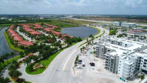 Filmagens de drone Florida Pembroke Pines — Vídeo de Stock