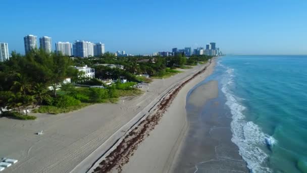 Aerial footage Golden Beach FL 4k — Stock Video