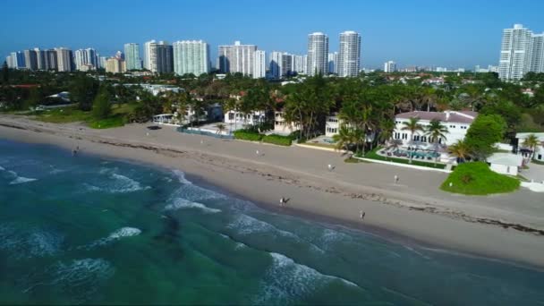 Aerials Golden Beach FL, USA — Stock Video