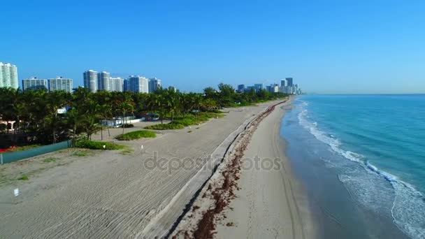 Strandnära bostäder i Golden Beach Florida — Stockvideo