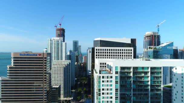 Vista de la Avenida Brickell — Vídeo de stock