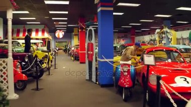 Miami otomatik Müzesi Dezer koleksiyonu stok hareket video görüntüleri