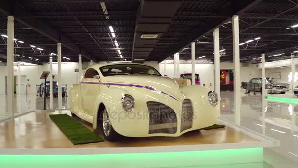 Miami Auto Muzeum Dezer Collection akcií motion video záběry — Stock video