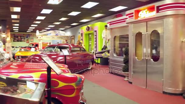 迈阿密汽车博物馆 Dezer 集合存量运动录像 — 图库视频影像