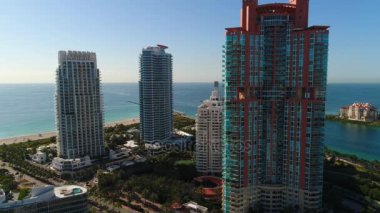 Havadan görünümü hava Miami beach simüle 