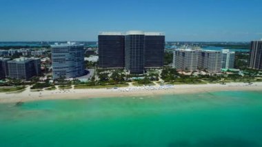 Bal Harbour Beach Fl hava uçak video