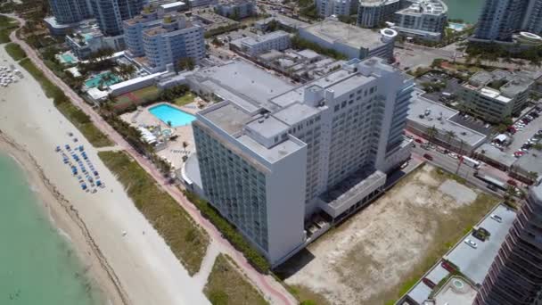 Miami Beach byggnader — Stockvideo