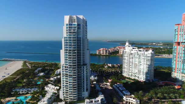 Miami Beach continuüm — Stockvideo