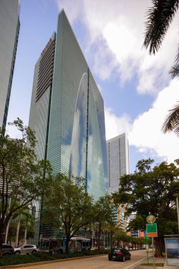 Brickell Miami sokak sahne