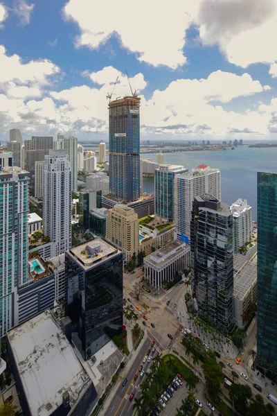 Havadan görüntü Panorama kule Brickell — Stok fotoğraf