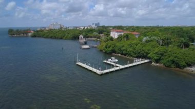 Hava video Vizcaya Müzesi ve bahçelerle Villa 4k 60p