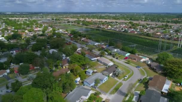 Aerial video av homestead Florida — Stockvideo