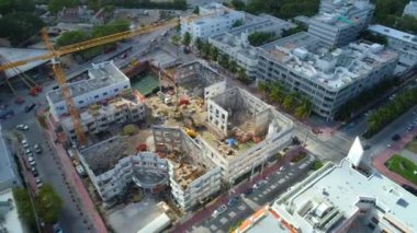 Hava inşaat siteleri Miami Beach 4k 60p