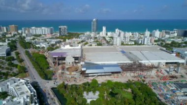 Havadan görüntüleri Miami Beach Convention Center robot 