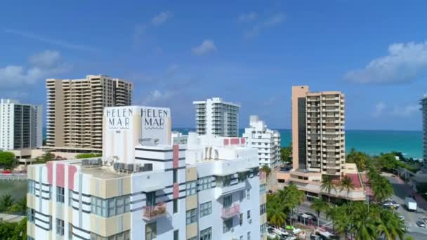 Rua 23 de Collins Avenue Miami Beach — Vídeo de Stock