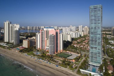 Havadan görüntü Sunny Isles Beach Fl