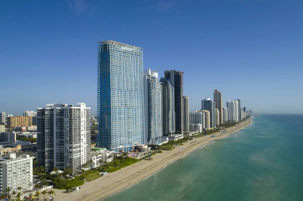 Картинки с воздуха Sunny Isles Beach FL — стоковое фото