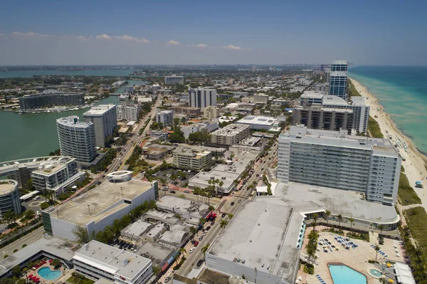 Fotografia aérea de Miami Beach — Fotografia de Stock