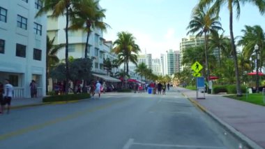 Kentsel hafta sonu Miami Beach anma günü hareket video