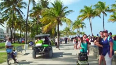 Kentsel hafta sonu Miami Beach anma günü hareket video