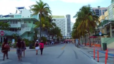 Kentsel hafta sonu Miami Beach anma günü hareket video